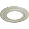 Ekena Millwork Claremont Ceiling Medallion (Fits Canopies up to 7"), 10 5/8"OD x 5 3/4"ID x 1/2"P, Flash Blue CM10CLFBS - alternate 2